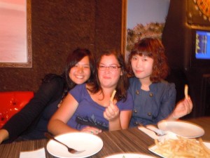 Left to right: Taiwanese, French, South Korean