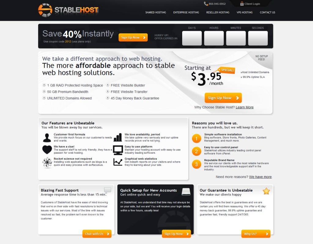 Review of Stable Host